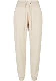 Urban Classics Ladies Organic High Waist Sweat Pants Pantalones Deportivos, Beige, M De Las Mujeres