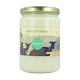 Ghee de Cabra Bio Naturitas Essentials 500 g | Mantequilla Clarificada de Cabra Orgánica 100% | Favorece la digestión | Antioxidante | Sin gluten | Sin lactosa