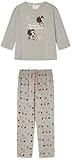 Women'secret Pijama Manga Larga multilicense Fall Pyjamas, Gris Estandar, XL Women's