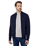 ECOALF - Chaqueta Hombre Petrealf, de Poliéster Reciclado, Relleno de Fellex, con Algodón Orgánico, Chaqueta Bomber, Cómoda y Ligera, Chaqueta Hombre, Talla XXL, Color Azul Marino