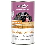 DIA DELIPERRO alimento para Perros albóndigas con Salsa de Ave Lata 1.2 kg