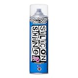 Muc-Off Silicon Shine Abrillantador de Bicicleta de Silicona Líquida, 500 ML - Spray Protector de Bicicleta, Abrillantador y Reductor de Fricción para Acabado Luciente - Para Todo Tipo de Bicicletas