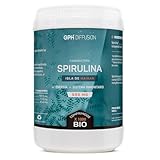 Spirulina orgánica en pastillas, Aumento de energía, 500 mg - 1000 comprimidos