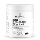 Naissance Manteca de Karité Sin Refinar BIO (No. 306) - 500g - Certificado Ecológico, Natural, Puro - para Cuerpo, Cara, Piel, Pelo, Uñas, Cabello