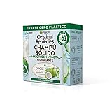 Garnier Original Remedies Champú Sólido, Coco Y Aloe Vera Ecológico Para Cabello Normal, Raíces Grasas, 60 g (Paquete de 1)