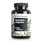 Espirulina Orgánica 3000mg – 500 comprimidos – 100% BIO Spirulina – vegana, alta dosificación, sin aditivos