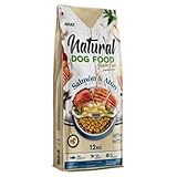 Natural Dog Food Grain Free de SALMÓN y ATÚN. Pienso para Perros Sensibles, pienso bajo en Grasa, Perros con Alergias e Intolerancias Alimentarias, Hipoalergenico (Hypoallergenic) (12 KG)