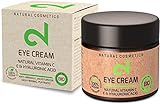 DUAL Eye Cream | Crema Para Ojos Natural y Vegana | Vitamina C y Ácido Hialurónico | Microalgas y Brócoli | Para Contorno de Ojos | Hidratación y Anti-edad | Certificado | 25ml