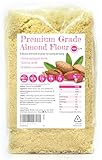 PINK SUN Harina de Almendras 1Kg Almendras de Tierra Blanqueadas 1000g a Granel Sin Gluten Horneando - Ground Blanched Almonds Bulk