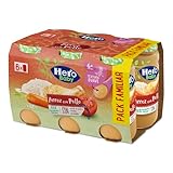 Hero Baby - Tarritos de Arroz con Pollo, Alimento Infantil para Bebés a Partir de los 6 Meses, 100% Ingredientes Naturales, Sin Aceite de Palma, Almidón, ni Sal Añadida - Pack 6x235 g