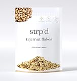 Strp'd Copos de Chufa (400g) | Cereal de desayuno alternativo saludable | sin gluten, sin nueces y sin granos | Desayuno alto en fibra | vegano | Cereal de desayuno Paleo | naturalmente dulce