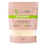 Harina de almendras MeaVita, natural, blanqueada, 1 paquete (1 x 1000g) en bolsa