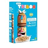 Smileat TRIBOO | Cereales Integrales para Niños | Ecológico con Sabor Dulce | Hechos con Ingredientes 100% Naturales | Cereales Infantiles para Desayuno o Merienda | 300 g