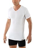 ALBERT KREUZ Camiseta Interior para Hombre con Cuello de Pico y de 100% algodón orgánico Blanco 06/L