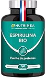 Espirulina Premium Ecológica Suministro para 6 Meses | 540 Comprimidos de 500mg | 100% BIO Vegano | Ideal Deporte Musculación Detox Antioxidante Subir Defensas | Rico en Vitaminas y Proteínas