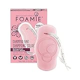 Foamie Champú Sólido Foamie Con Aceite De Hibiscus Para Pelo Seco Y Dañado 100% Champu Vegano Y Sin Plástico Que Fortalece Y Nutre El Pelo Dañado, 80 g