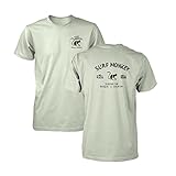 Camiseta de Manga Corta Hombre - Algodón Orgánico - Camiseta Cuello Redondo (L, Lima)