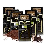 Carioni Food & Health Tableta de Chocolate 100% Cacao, Pasta de Cacao Pura Bio - 90 gr (Paquete de 8 Piezas)