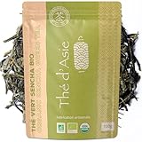 Khla - Té Sencha Orgánico 100g - Té en Hojas Natural & Puro - Té Verde Japonés Sencha - Fresco y Aromático - Helado o Caliente - Té de Hierbas e Infusión - Origen China