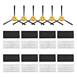 KEEPOW Kit Accesorios de Recambio para Cecotec Conga Excellence 990 Robot Aspiradora, Material Premium, Pack Familiar de 8 Filtros Hepa + 8 Espumas + 6 Cepillos Laterales, Set de 22 pcs