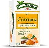 Hornimans Infusión de Cúrcuma con Té Matcha 100% Natural | 20 bolsitas | ConTeína