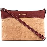 Crossbody Bag Women - Vegan Handbag Cross-Body - Cork Purse - Red Cork Handbag