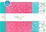 Natum ecocloth XL | Bayetas ecológicas antibacterianas | Paños Reutilizables Ecológicos Biodegradables | Multisuperficie & Cristales (2 Unidades) (Colores Surtidos)