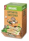 Eritritol Edulcorante Bio Orgánico Ecológico - 144 sobres de 5g - Sustituto del Azúcar - Keto y Paleo - 0 Índice Glucémico - 0 Calorías - 0 Carbohidratos netos - No OGM - Castello since 1907 - 720 g