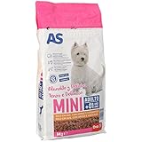 AS Alimento para Perros Mini Rico en Ave con arroz y Guisantes Bolsa 1 Kg