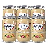 Nutribén Potitos De Menestra De Cordero, Desde los 6 Meses, Pack 6 x 235gr