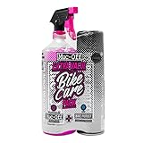 Muc-Off Kit de Limpieza de Bicicleta, Dúo de Cuidados - Limpia y Protege tu Bicicleta - Incluye 1 Litro de Limpiador para Bicicletas y 500 Ml de Spray Protector para Después del Lavado