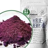 Arandanos Deshidratados Sin Azucar | Nature Wild Berry | Arandano En Polvo Wild Blueberry Powder | Arándano Negro | Freeze Dried Fruit 100% Fruta en Polvo Comida Liofilizada | ZingyZoo (100g)