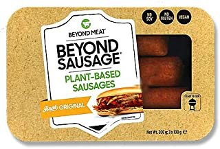 Beyond Meat Salchichas x 3 unidades | 100% Vegetal | Plant Based | Sin Gluten | Sin Soja | Vegano | (300g)