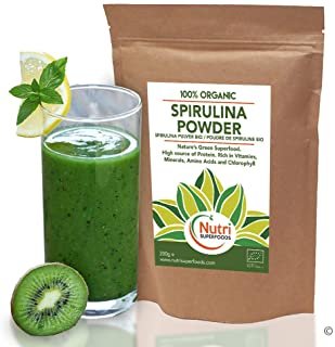 Espirulina Orgánica en Polvo - Apto Para Veganos