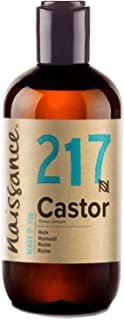 Naissance Aceite de Ricino 250ml - Puro, natural, vegano, sin hexano, no OGM - Hidrata y nutre el cabello, las cejas y las pestañas