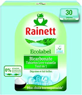 Rainett - Pastillas para lavavajillas todo en 1, ecológicas